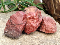 Natural Red Jasper Cobbed Specimens x 9 From Northern Cape, South Africa