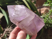 Polished Window Amethyst Quartz Crystal x 1 From Akansobe, Madagascar