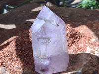 Polished Window Amethyst Quartz Crystal x 1 From Akansobe, Madagascar