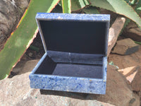 Hand Made Sodalite Jewellery Box x 1 From Brazil