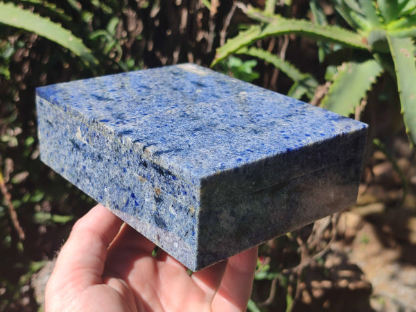 Hand Made Sodalite Jewellery Box x 1 From Brazil