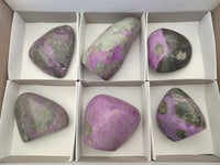 Polished Stichtite Free Forms x 6 From Barberton, South Africa