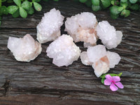 Natural Amethyst Spirit Quartz Clusters x 12 From Boekenhouthoek, South Africa