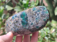 Polished Emerald Mica In Matrix Free Forms x 3 From Mutoko, Zimbabwe