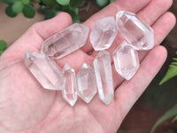 Polished Clear Quartz Double Terminated Crystals x 35 From Madagascar