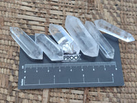 Polished Clear Quartz Double Terminated Crystals x 35 From Madagascar