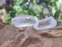 Polished Clear Quartz Double Terminated Crystals x 35 From Madagascar