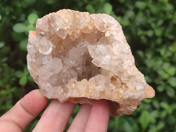 Natural Limonite Quartz Clusters x 6 From Solwezi, Zambia