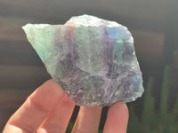 Natural Watermelon Fluorite Cobbed Specimens x 12 From Uis, Namibia