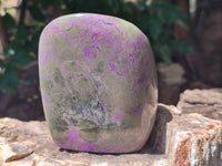 Polished Stichtite Standing Free Form x 1 From Barberton, South Africa