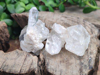 Natural Quartz Crystals x 35 From Mpika, Zambia