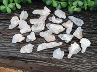 Natural Quartz Crystals x 35 From Mpika, Zambia