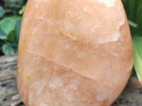 Polished Orange Twist Calcite Standing Free Forms x 2 From Madagascar