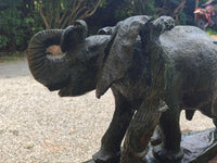 Polished Green Verdite Elephant Sculpture x 1 From Zimbabwe