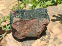 Natural Libethenite Crystals On Dolomite Matrix Specimens x 2 From Shituru, Congo