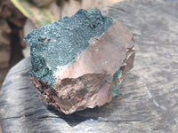 Natural Libethenite Crystals On Dolomite Matrix Specimens x 2 From Shituru, Congo