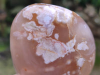 Polished Flower Agate Standing Free Forms x 5 From Antsahalova, Madagascar