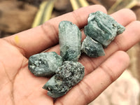 Natural Green Chlorite Quartz Crystals x 1.17 Kg Lot From Zimbabwe