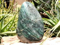 Polished Fuchsite Standing Free Forms x 1 From Madagascar