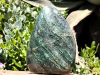 Polished Fuchsite Standing Free Forms x 1 From Madagascar