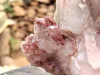 Natural Red Hematoid Quartz Cluster x 1 From Karoi, Zimbabwe