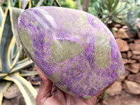 Polished Stichtite and Serpentine Standing Free Form x 1 From Barberton, South Africa