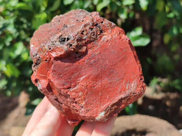 Natural Red Jasper Specimens x 4 From Northern Cape, South Africa