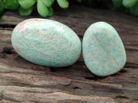 Polished Amazonite Free Forms x 18 From Madagascar