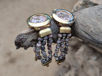 Polished Vintage La Fon Watch with Snakeskin Jasper Beads - Sold Per Item - From South Africa