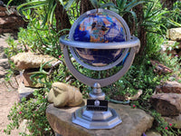 Polished Lapis Lazuli World Globe x 1 From China