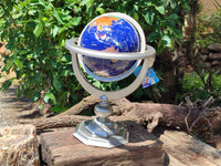 Polished Lapis Lazuli World Globe x 1 From China