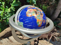 Polished Lapis Lazuli World Globe x 1 From China