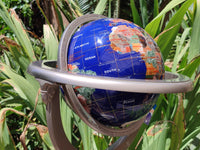 Polished Lapis Lazuli World Globe x 1 From China