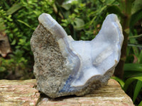 Natural Blue Lace Agate Geode Specimens x 25 Kg Lots - Sold Per Lot - From Malawi