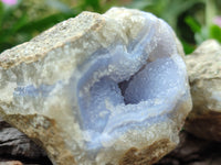 Natural Blue Lace Agate Geode Specimens x 25 Kg Lots - Sold Per Lot - From Malawi