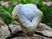 Natural Blue Lace Agate Geode Specimens x 25 Kg Lots - Sold Per Lot - From Malawi