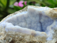 Natural Blue Lace Agate Geode Specimens x 25 Kg Lots - Sold Per Lot - From Malawi