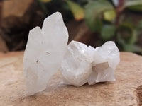 Natural White Quartz Clusters x 35 From Mpika, Zambia