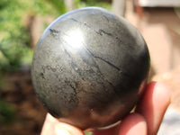 Polished Pharaoh Stone Sphere x 2 From Zimbabwe