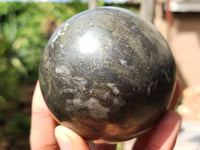 Polished Pharaoh Stone Sphere x 2 From Zimbabwe