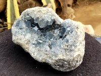 Natural Celestite Geode Specimen x 1 From Sakoany, Madagascar