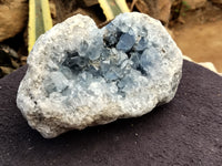 Natural Celestite Geode Specimen x 1 From Sakoany, Madagascar