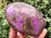 Polished Stichtite and Serpentine Standing Free Form x 3 From Barberton, South Africa