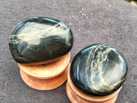 Polished Pharaoh Stone Galet / Palm Stones x 6 From Zimbabwe