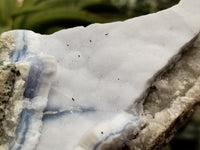 Natural Blue Lace Agate Geode Specimens x 3 From Malawi