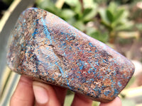 Polished Shattuckite with Azurite and Chrysocolla Free Forms x 7 From Congo