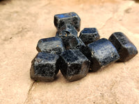 Natural Alluvial Schorl Black Tourmaline Crystals x 179 From Zimbabwe