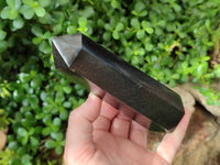 Polished Black Basalt Points x 4 From Antsirabe, Madagascar