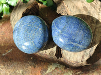 Polished Lazulite Palm Stones x 12 From Madagascar