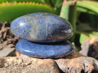 Polished Lazulite Palm Stones x 12 From Madagascar